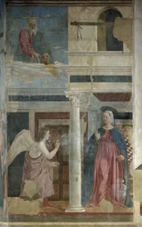 Annunciatie - fresco, ca. 1455