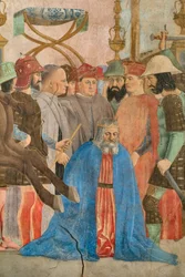 De Slag van Heraclius en Chosroes: executie van Koning Chosroes (detail)
