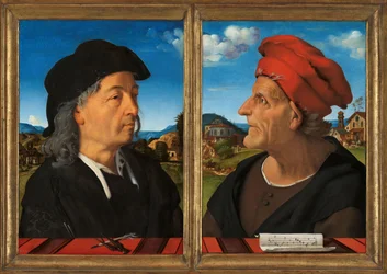 Portretten van Giuliano en Francesco Giamberti da Sangallo