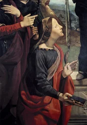 St. Catharina van Alexandrië (detail)