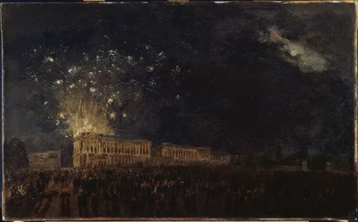 Vuurwerk voor de geboorte van de Hertog van Normandië, circa 1782