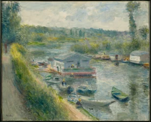 Wasboot bij Bas-Meudon