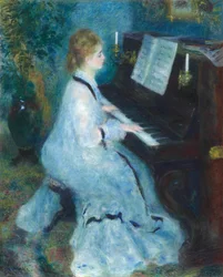 Vrouw aan de piano