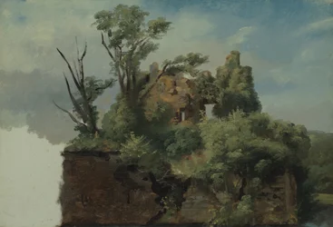 Landschap met ruïnes