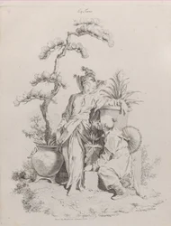 Aarde, uit De Vier Elementen, 1738-49