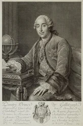 Portret van Prins Dmitriy Mikhailovich Golitsyn 1721-1793