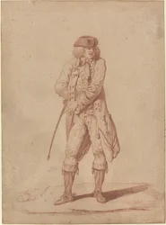 Heer met een Rijzweep