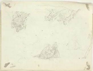 Schetsblad: Figurengroepen