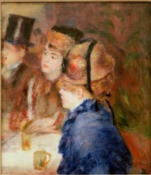 In het café. De drinksters