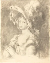 Buste van een jonge vrouw, 1892