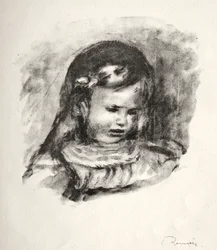 Claude Renoir, het hoofd gebogen, 1904