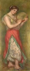 Dansend meisje met tamboerijn, 1909