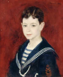 Fernand Halphen als jongen, 1880