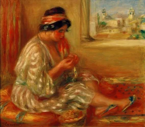 Gabrielle in Algerijnse kleding