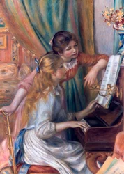 Meisjes aan de piano, 1892