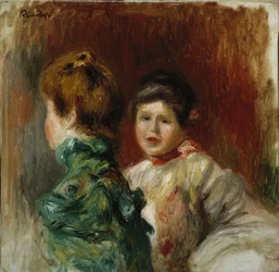 Hoofden van Twee Vrouwen, ca. 1895
