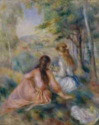 In de weide, 1888-92