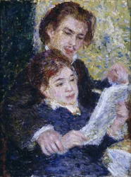 In het Atelier: Georges Riviere en Marguerite Legrand