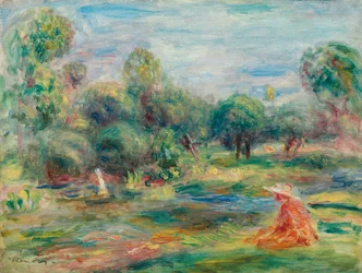 Landschap bij Cagnes, ca. 1907-1908