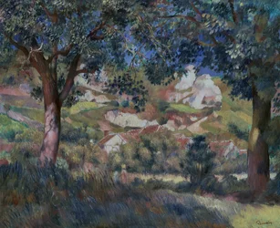 Landschap bij La Roche Guyon, c.1887