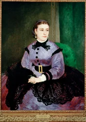 Mademoiselle Sicot (olieverf op doek)
