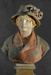 Mme. Renoir (polichroom terracotta)