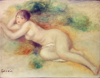Naakte figuur van een meisje, 1880-1889