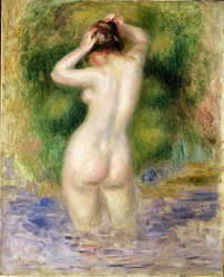 Naakt Wadend, ca. 1880