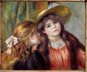 Portret van twee meisjes