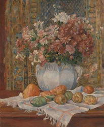Stilleven met Bloemen en Stekelige Peren, ca. 1885