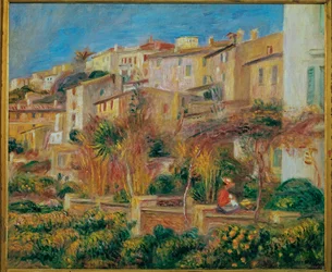 Terras a Cagnes (olieverf op doek)