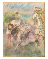 Het balspel, ca. 1892-1900 (pastel op papier)