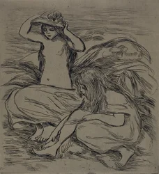 Twee Vrouwen aan het Baden
