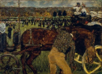 Op de renbaan of Races in Longchamp