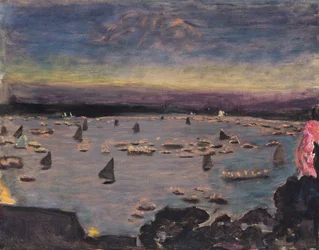 Lantaarnoptocht op de Buiten-Alster, 1913