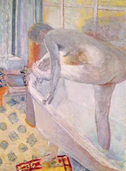 Groot naakt in het bad, 1924