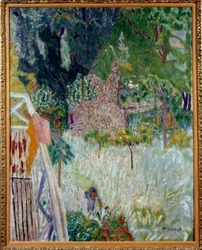 De appelboom in bloei of balkon Vernonet