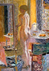 Naakt bij de spiegel (De Toilette)
