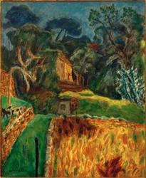 Zuidelijk landschap (De omheining met geiten)