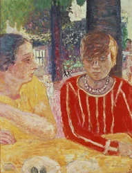 Portret van Madame Reine Natanson en Marthe Bonnard, 1928