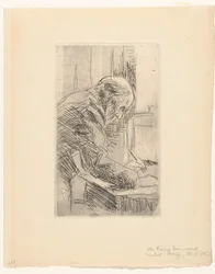Portret van de kunstenaar Edouard Vuillard
