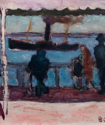 Rivierwandeling, detail