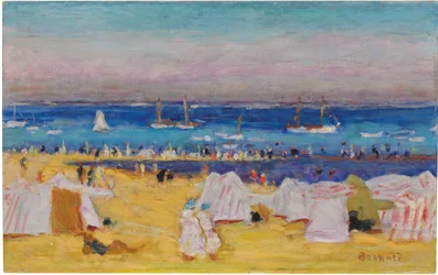 Het strand (Arachon), c.1922