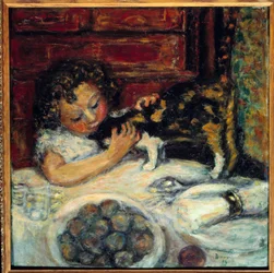 Het kleine meisje met de kat