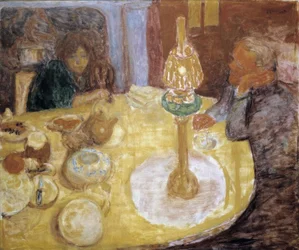 Avond onder de lamp