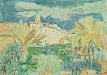 Uitzicht op Le Cannet, 1920