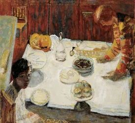 Witte Tafelkleed Eetkamer, 1925
