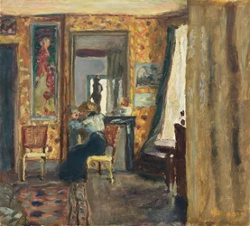 Vrouw in een interieur