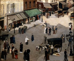 De Place Pigalle in Parijs, 1880s