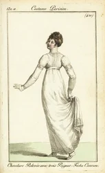 Vrouw die danst op een bal, Parijs